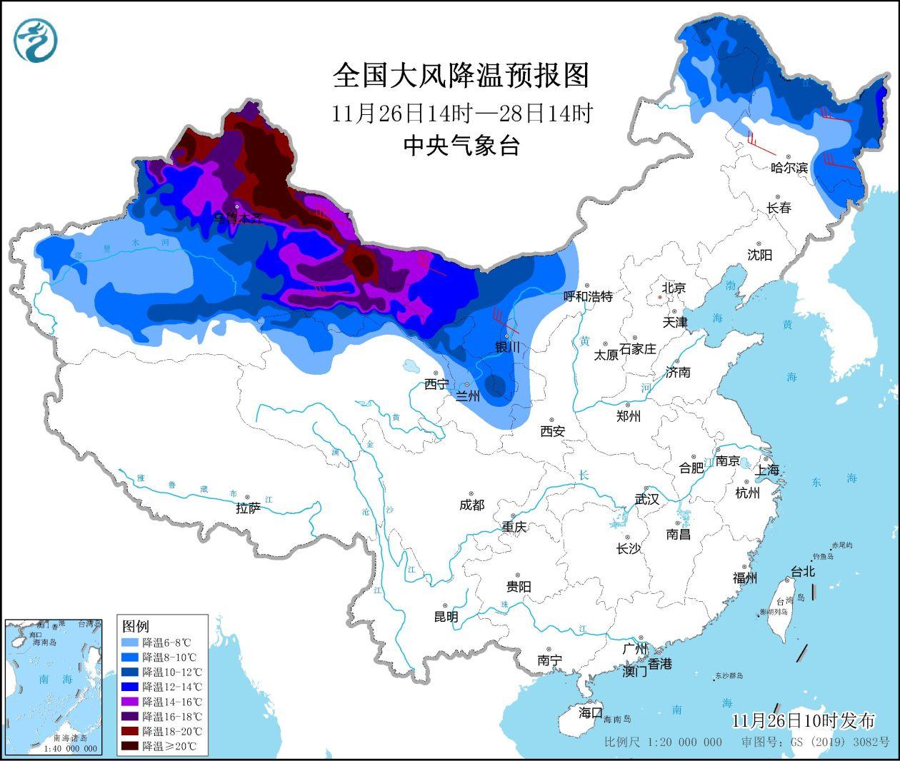 寒潮来袭，降温图都冻紫了！深度解析冷冬现象