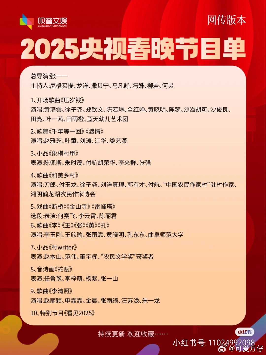 最抽象的一集！纯路人看20年拜年纪情报，大胆预测节目单